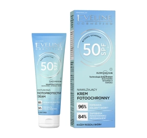 Eveline Cosmetics nawilżający krem fotoochronny z filtrem SPF50 30 ml