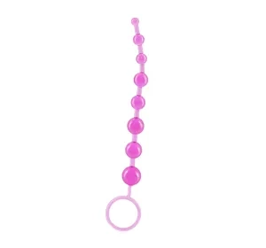 Boss Series Jelly Anal Beads kulki analne Pink