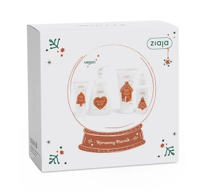 Ziaja Korzenny Piernik zestaw prezentowy do pielęgnacji ciała żel pod prysznic 160 ml + pianka 250 ml + mgiełka 100 ml + krem do rąk 50 ml