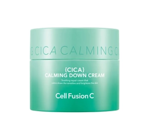 Cell Fusion C Cica Calming Down Cream łagodzący krem do cery wrażliwej, naczynkowej i podrażnionej 50 ml