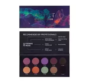 Affect Evening Mood paleta 10 cieni do powiek 25 g