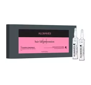 Allwaves Hair Fall Prevention ampułki przeciw wypadaniu włosów z placentą i pantenolem 12 x 10 ml