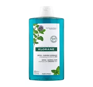 Klorane Organiczna Mięta szampon do włosów normalnych 400 ml