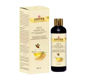 SATTVA AYURVEDA OLEJ RYŻOWY DO WŁOSÓW 200ML