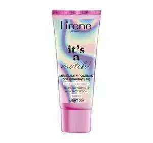 Lirene Its A Match mineralny podkład dopasowujący się SPF15 001 Light 30 ml