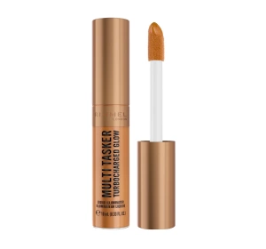 Rimmel Multi-Tasker Turbocharged Glow rozświetlacz w płynie 008 It's Giving Bronze 10 ml
