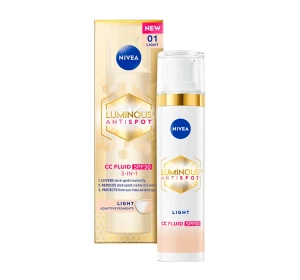 NIVEA Luminous630 Antispot krem CC przeciw przebarwieniom 01 Light 40 ml