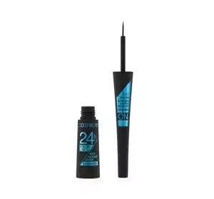 Catrice 24H Brush Liner wodoodporny eyeliner w płynie 010 Ultra Black Waterproof 3 ml