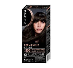 Syoss Permanent Color trwała farba do włosów 3_1 Ciemny Brąz