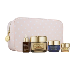Estée Lauder krem Revitalizing Supreme 50 ml + serum Advanced Night Repair 15 ml + balsam pod oczy Revitalizing Supreme 5 ml + krem na noc Revitalizing Supreme 50 ml + kosmetyczka