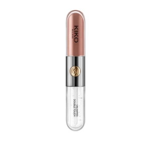   KIKO Milano Unlimited Double Touch dwuetapowa pomadka w płynie 101 Soft Rose 2x3ml