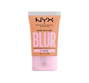 NYX Professional Makeup Bare With Me Blur wygładzający podkład do twarzy 07 Golden 30 ml
