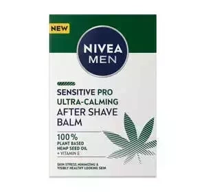 NIVEA MEN Sensitive Pro balsam po goleniu z nasionami konopi 100 ml