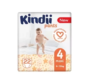 Cleanic Kindii Pants pieluchomajtki rozmiar 4 Maxi 9-15 kg 22 sztuk