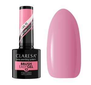 Claresa Brush Easy Gel budujący żel do paznokci w butelce 12 5 g