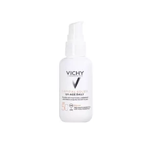 Vichy Capital Soleil UV-Age Daily fluid przeciw fotostarzeniu się skóry SPF50+ 40 ml