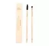 Makeup Obsession x Wersow Hello Brows brush duo zestaw dwóch pędzelków do makijażu brwi