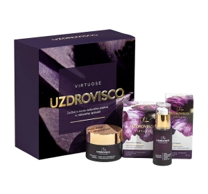 Uzdrovisco Virtuose zestaw prezentowy krem do skóry wokół oczu i ust Eliksir piękna 30 ml + krem do twarzy Architekt piękna 50 ml