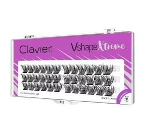 Clavier Vshape Xtreme kępki rzęs skręt C 11 mm