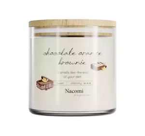Nacomi Fragrances sojowa świeca zapachowa Chocolate Orange Brownie 450 g