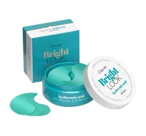 Clavier Bright Look hydrożelowe płatki pod oczy Hyaluronic Acid 60 sztuk