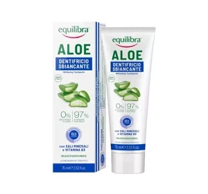 Equilibra Aloe wybielająca żelowa pasta do zębów 75 ml