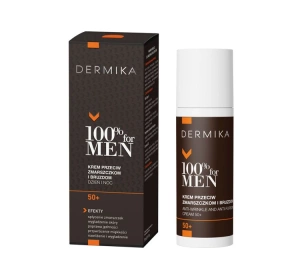 Dermika 100% For Men przeciwzmarszczkowy krem dla mężczyzn 50+ 50ml