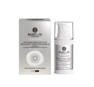 BasicLab Complementis peptydowy krem pod oczy redukujący cienie i opuchnięcia 15 ml