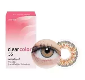 Clearlab ClearColor 55 Tangerine kolorowe soczewki kontaktowe 2 szt