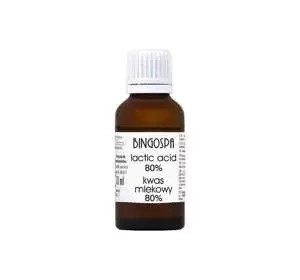 BingoSpa kwas mlekowy 80% do pielęgnacji skóry 30 ml