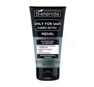 Bielenda Only For Man Carbo Detox oczyszczający żel do mycia twarzy 150 g
