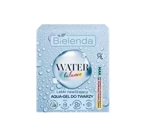 Bielenda Water Balance lekki nawilżający aqua-gel do twarzy 50 ml