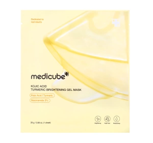 Medicube Kojic Acid Turmeric Brightening Gel Mask rozjaśniająca maska do twarzy 28 g