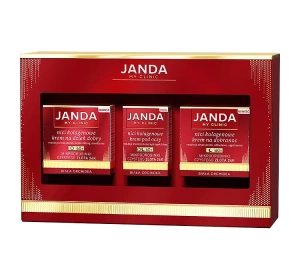 Janda My Clinic zestaw kosmetyków Nici Kolagenowe 60+ krem na dzień 50 ml + krem na noc 50 ml + krem pod oczy 15 ml