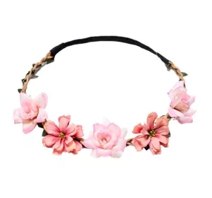eCarla wianek do włosów ze sztucznych kwiatów W78R
