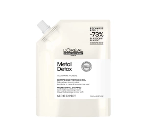 L'Oréal Professionnel Serie Expert Metal Detox neutralizujący metale szampon do włosów farbowanych refill 500 ml
