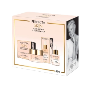 Perfecta Małgorzata Kożuchowska zestaw prezentowy krem do twarzy 40+ 50 ml + elixir pod oczy 30+/40+ 15 ml