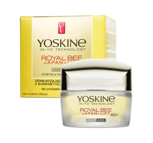 Yoskine Royal Bee Japan-Lift 45+ odmładzający krem do twarzy na dzień i noc 50ml