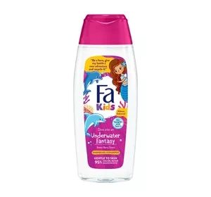Fa Kids Underwater Fantasy żel pod prysznic i szampon dla dzieci 2w1 Sweet Berry 400 ml