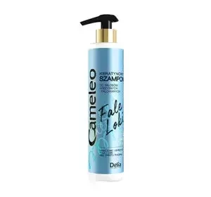 Delia Cosmetics Cameleo Fale Loki keratynowy szampon do włosów kręconych i falowanych 250 ml