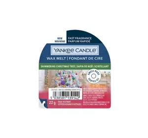 Yankee Candle wosk zapachowy do kominków Shimmering Christmas Tree 22 g