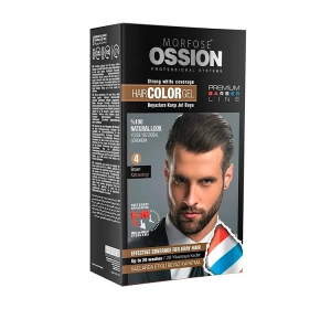 Morfose Ossion Barber żel koloryzujący do włosów dla mężczyzn 4 Brown