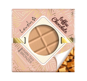 Lovely Toffee Chocolate matowy bronzer do twarzy 9 g