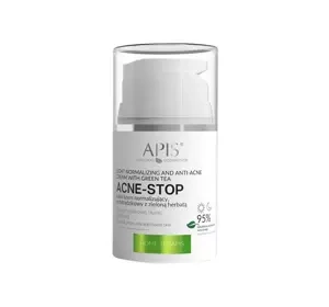 Apis Acne Stop lekki krem normalizujący antytrądzikowy z zieloną herbatą 50 ml