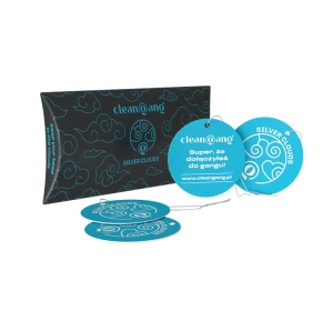 Cleangang samochodowy odświeżacz powietrza Silver Clouds 4 sztuki