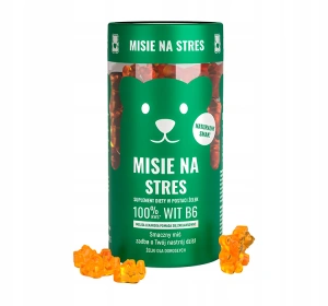 Noble Health Misie na stres suplement diety dla dorosłych w postaci żelków 60 misiów 300 g