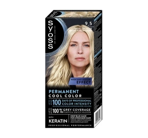 Syoss Permanent Color trwała farba do włosów 9_5 Mroźny Perłowy Blond