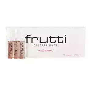 Frutti Professional Mineral kuracja w ampułkach do włosów zniszczonych i słabych 12 x 10 ml