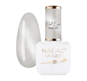 NaiLac Cat Eye top hybrydowy Pearl 7 ml