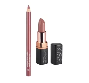 Inglot zestaw do makijażu ust konturówka Soft Precision 63 + pomadka Kiss Catcher 908